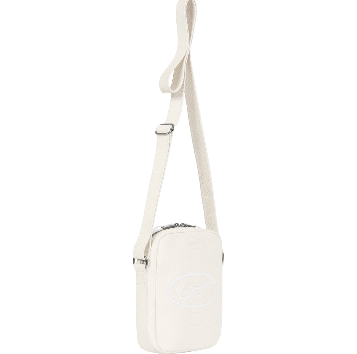 Supreme X Nike Leather Shoulder Bag White
