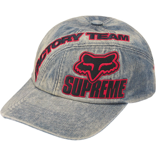 Gorro Supreme x Fox Racing 6 - Panel Denim