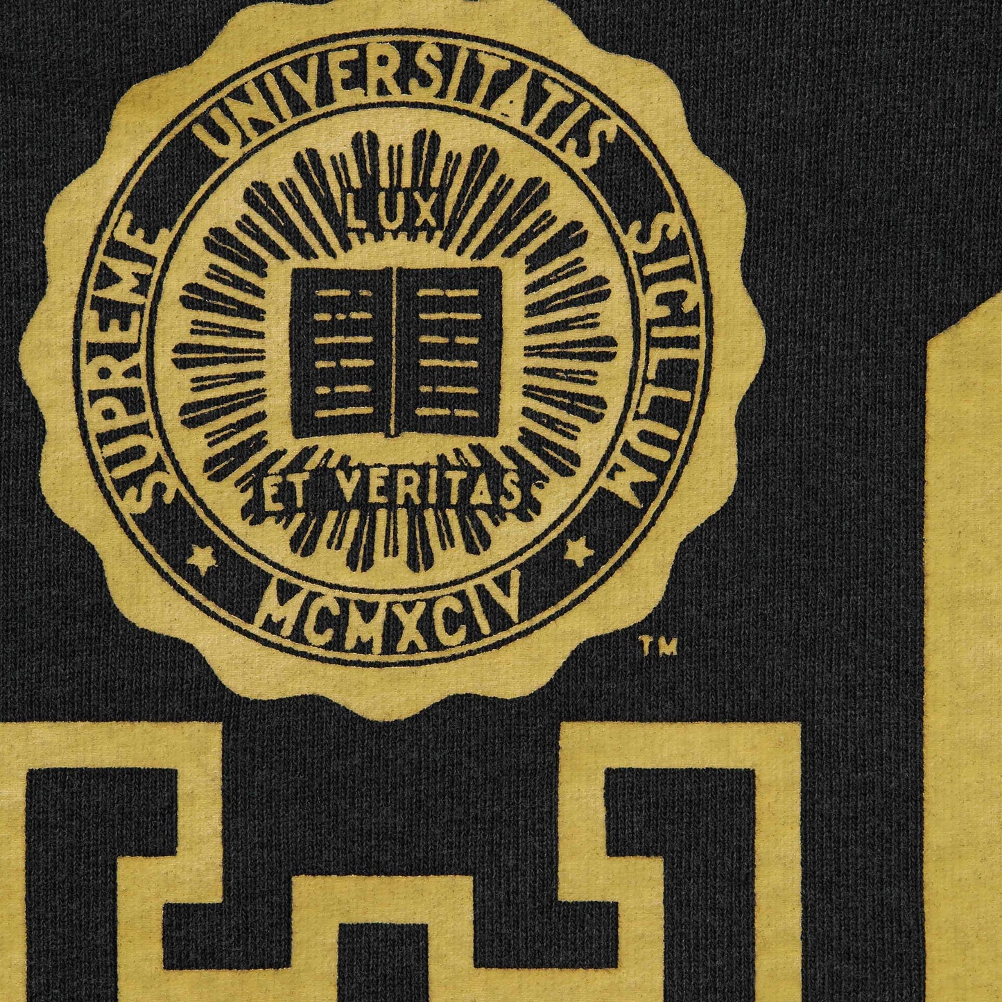 Campera Supreme Knowledge Reigns Zip Up Black