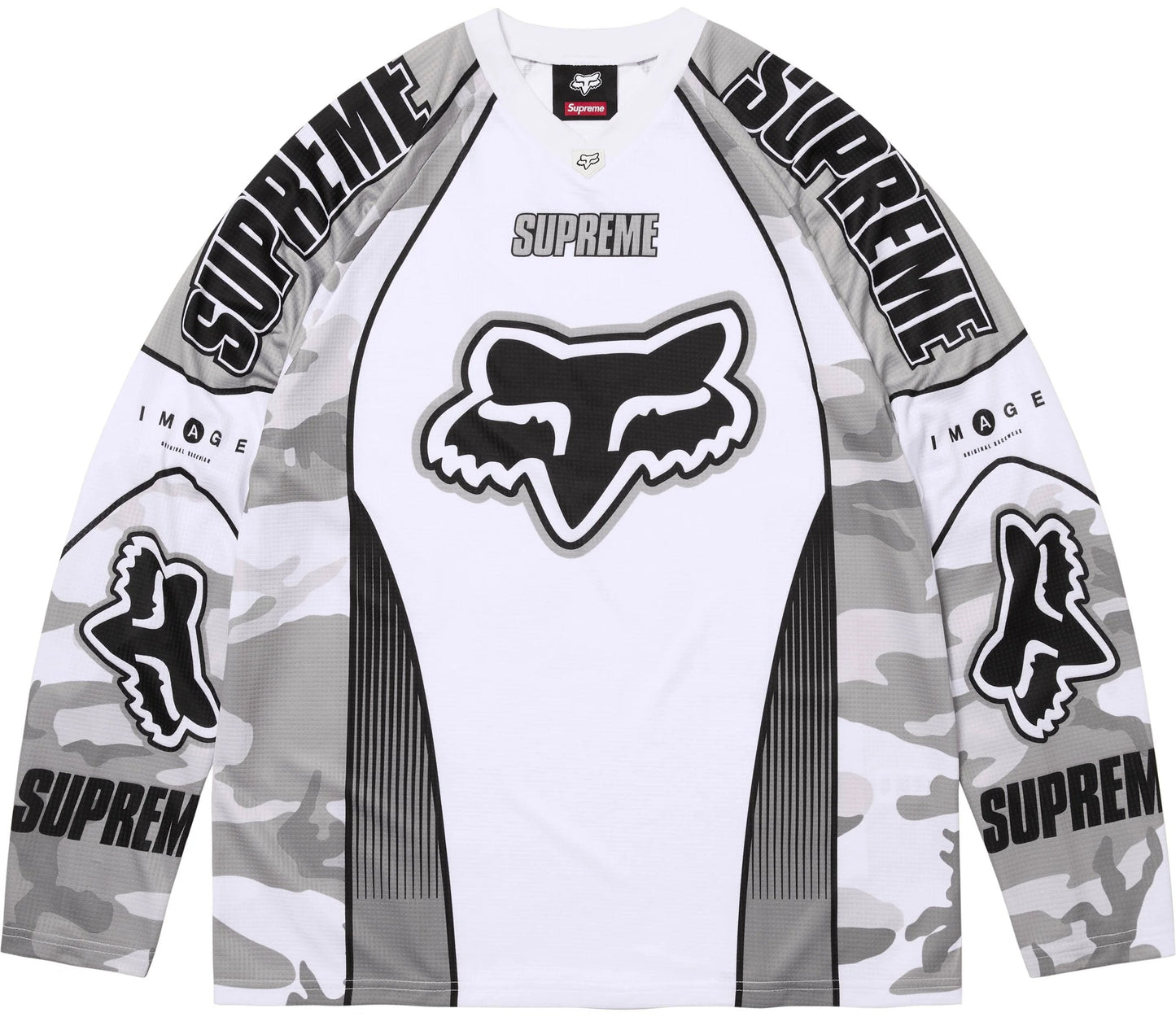 Jersey Supreme x Fox Racing DMX Snow Camo