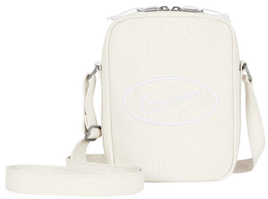 Supreme X Nike Leather Shoulder Bag White