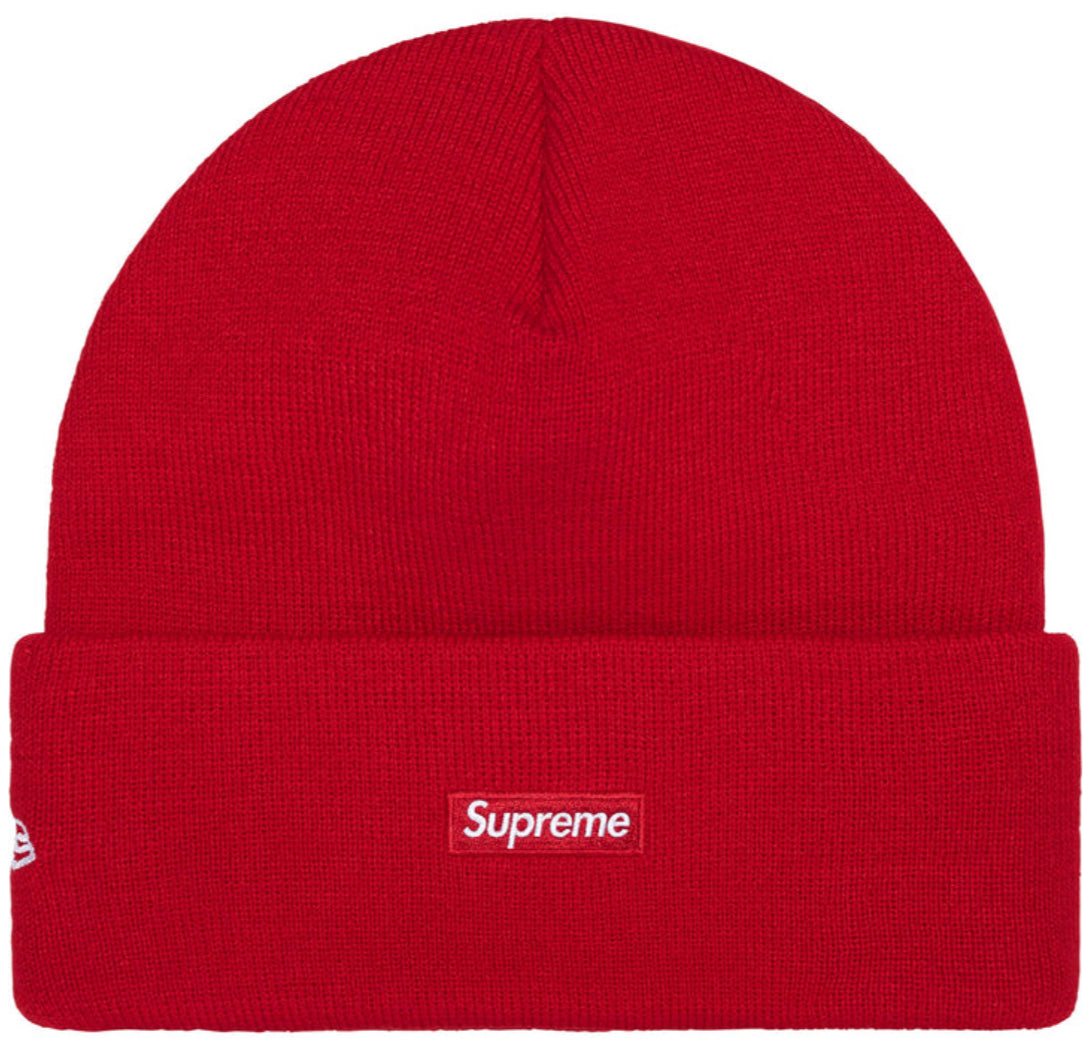 Gorro de Lana Supreme X New Era Tribal S Logo Red