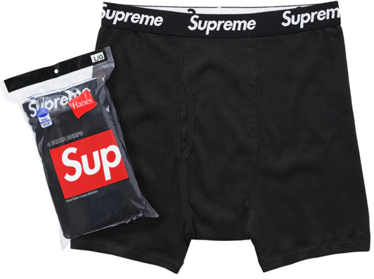 Boxer Supreme Hanes Black