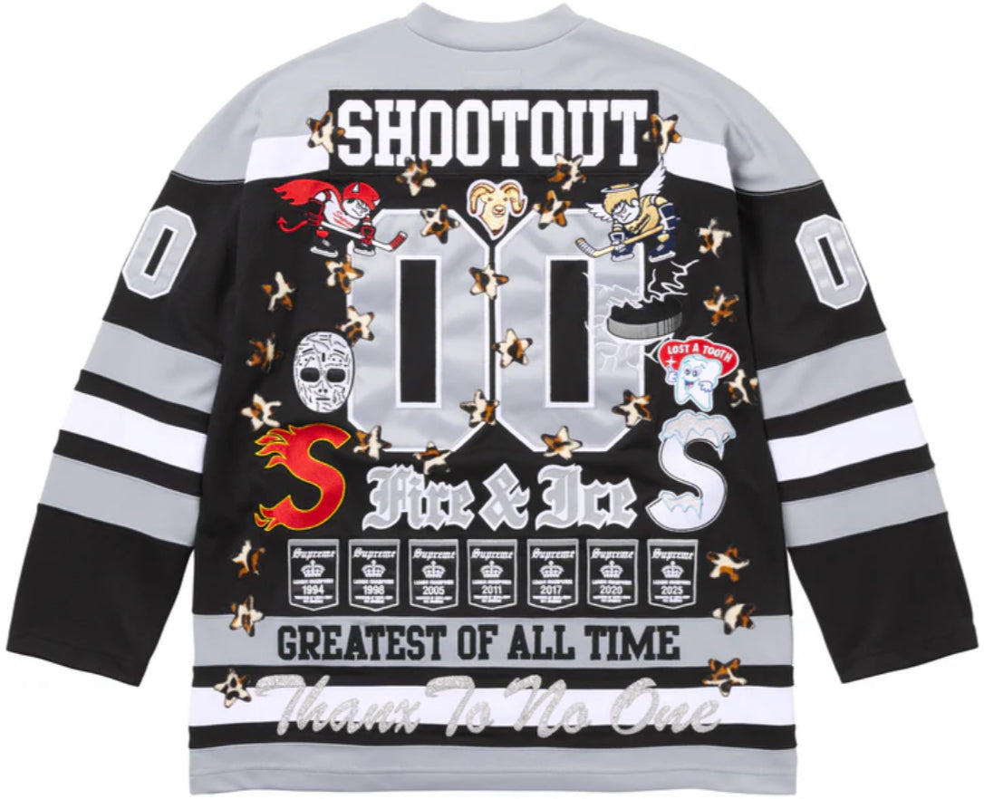 Jersey Supreme Fire & Hockey Black