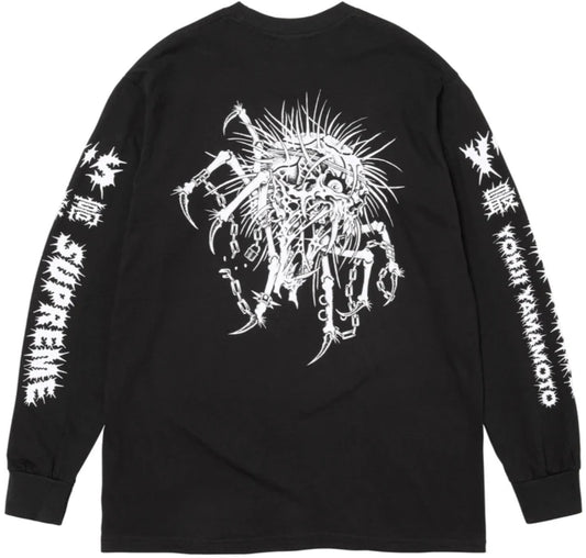 Camiseta Supreme X Yohji Yamamoto Manga Larga Black
