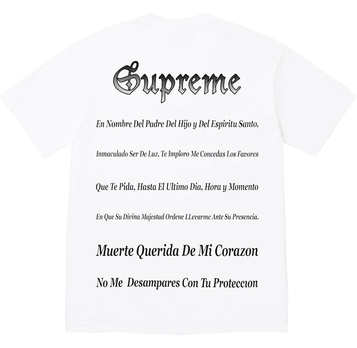Camiseta Supreme Grim Reaper White