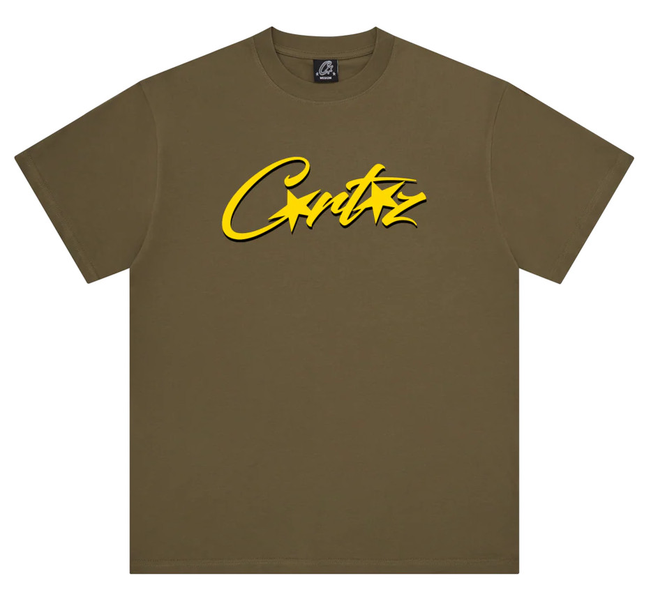 Camiseta Corteiz Allstarz Khaki