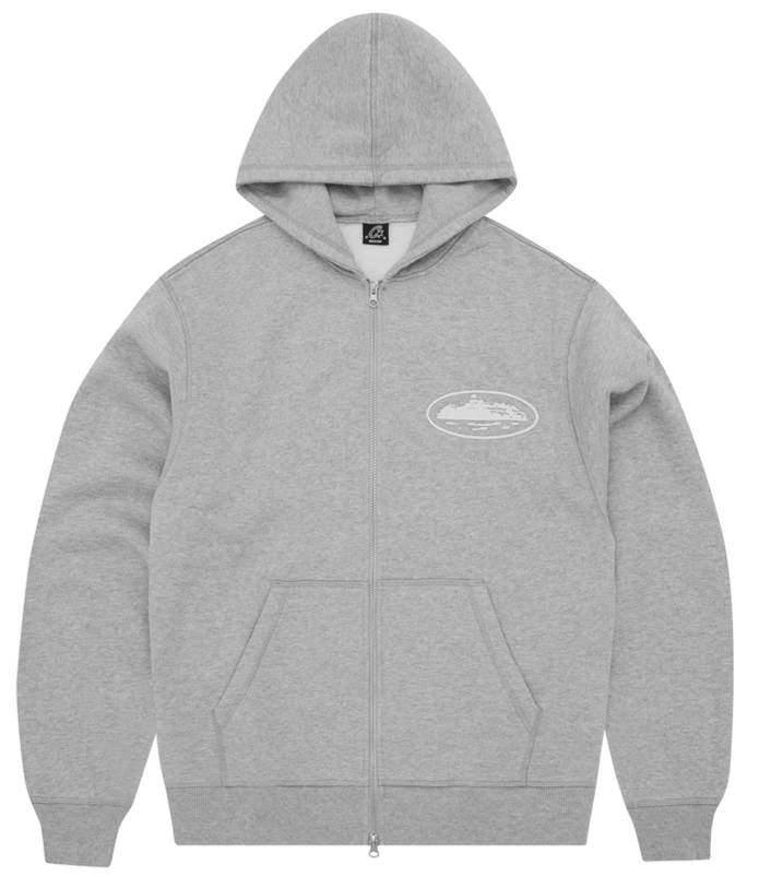 Campera Corteiz Island Puff Print Grey