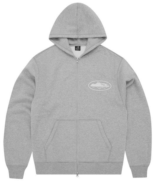 Campera Corteiz Island Puff Print Grey