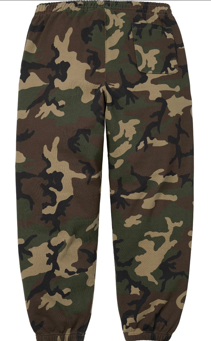Pantalon Supreme Satin Appliqué Woodland Camo