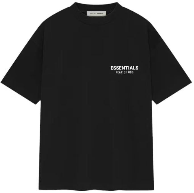 Camiseta Fear of God Essentials Jersey Crewneck Black