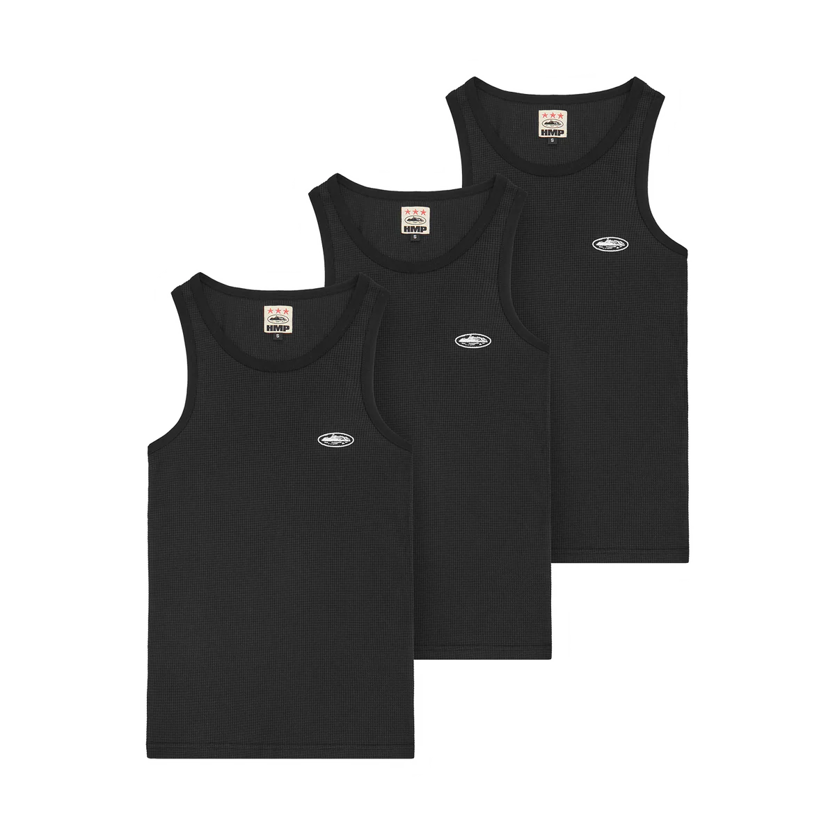 Musculosa Corteiz Hmp Essentials Black