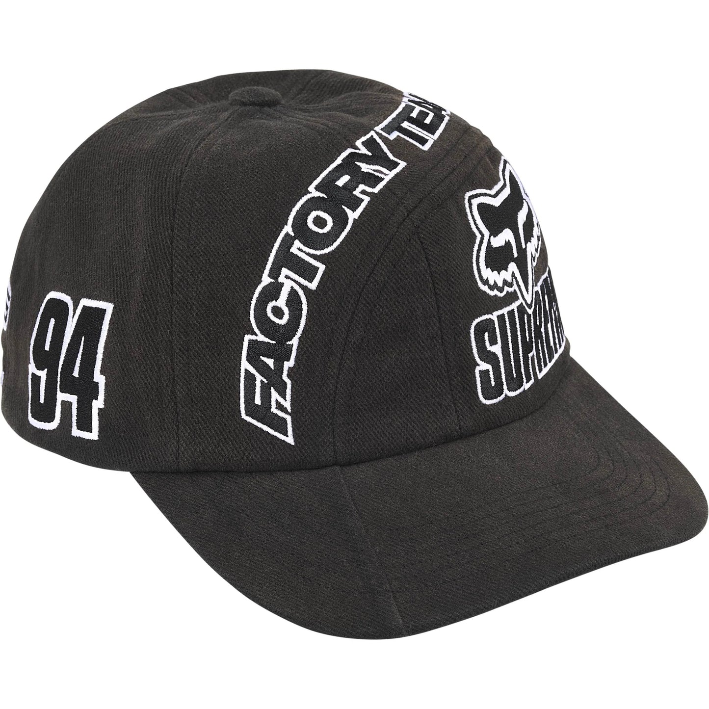 Gorro Supreme x Fox Racing 6 - Panel Black