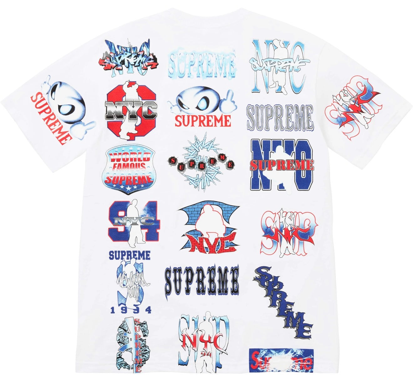 Camiseta Supreme Flash White