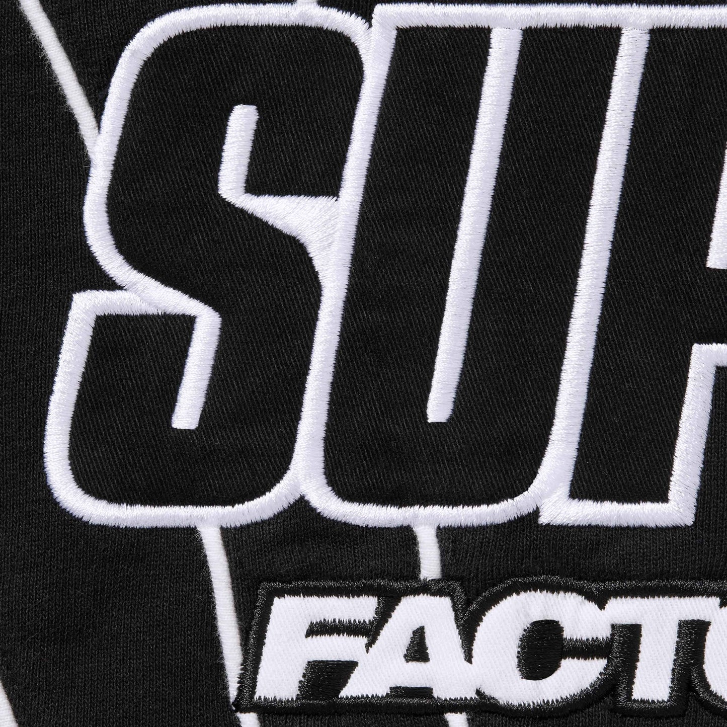 Campera Supreme x Fox Racing Black