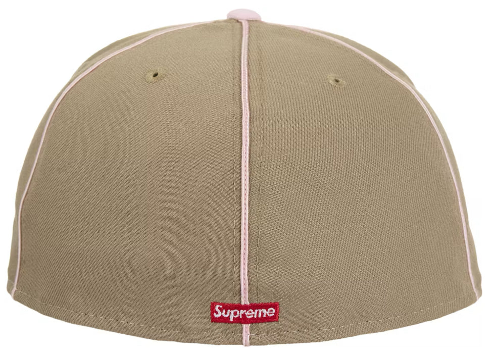 Gorro Supreme x New Era Piping Script Logo Brown