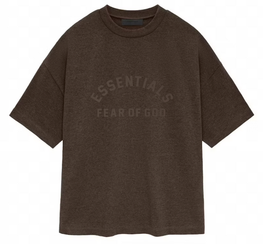 Camiseta Fear of God Essentials Core Collection Heavy S/S Heather Wood