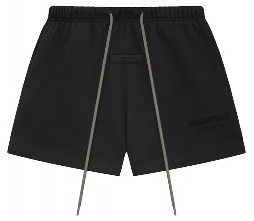 Short Fear of God Essentials Core Collection Black