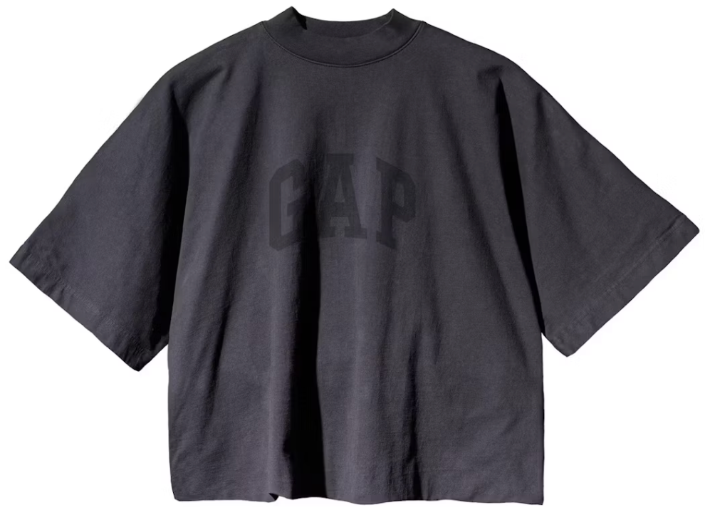 Camiseta Yeezy Gap Dove No Seam Tee Black