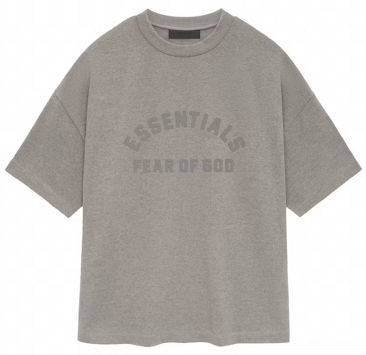 Camiseta Fear of God Essentials Core Collection Heavy S/S Heather Grey