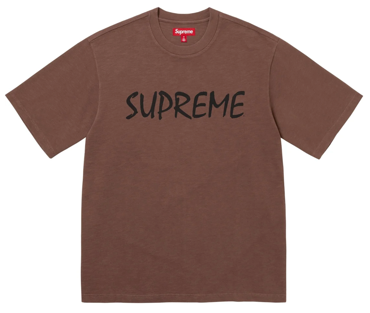 Camiseta Supreme FTP S/S Top Brown