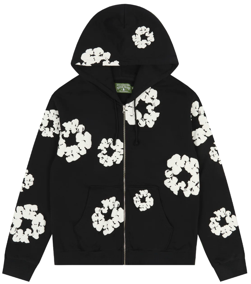 Campera Denim Tears Cotton Wreath Black