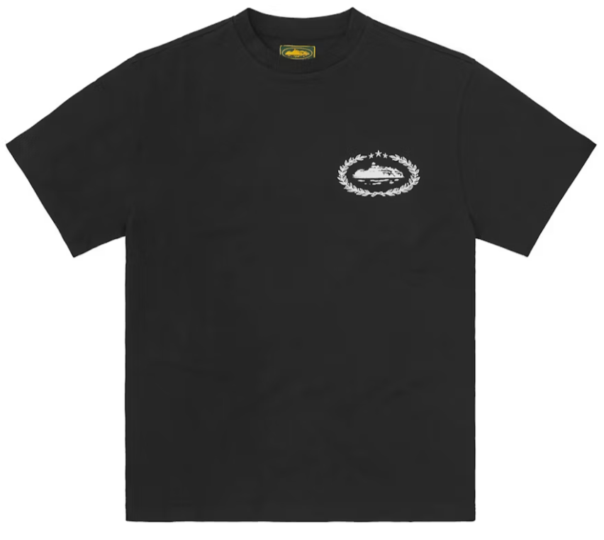 Camiseta Corteiz Royale Heavyweight Black & White