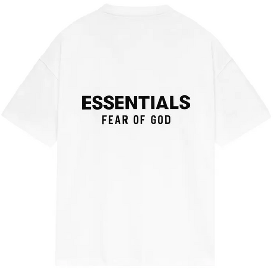 Camiseta Fear of God Essentials Classic Short Bright White
