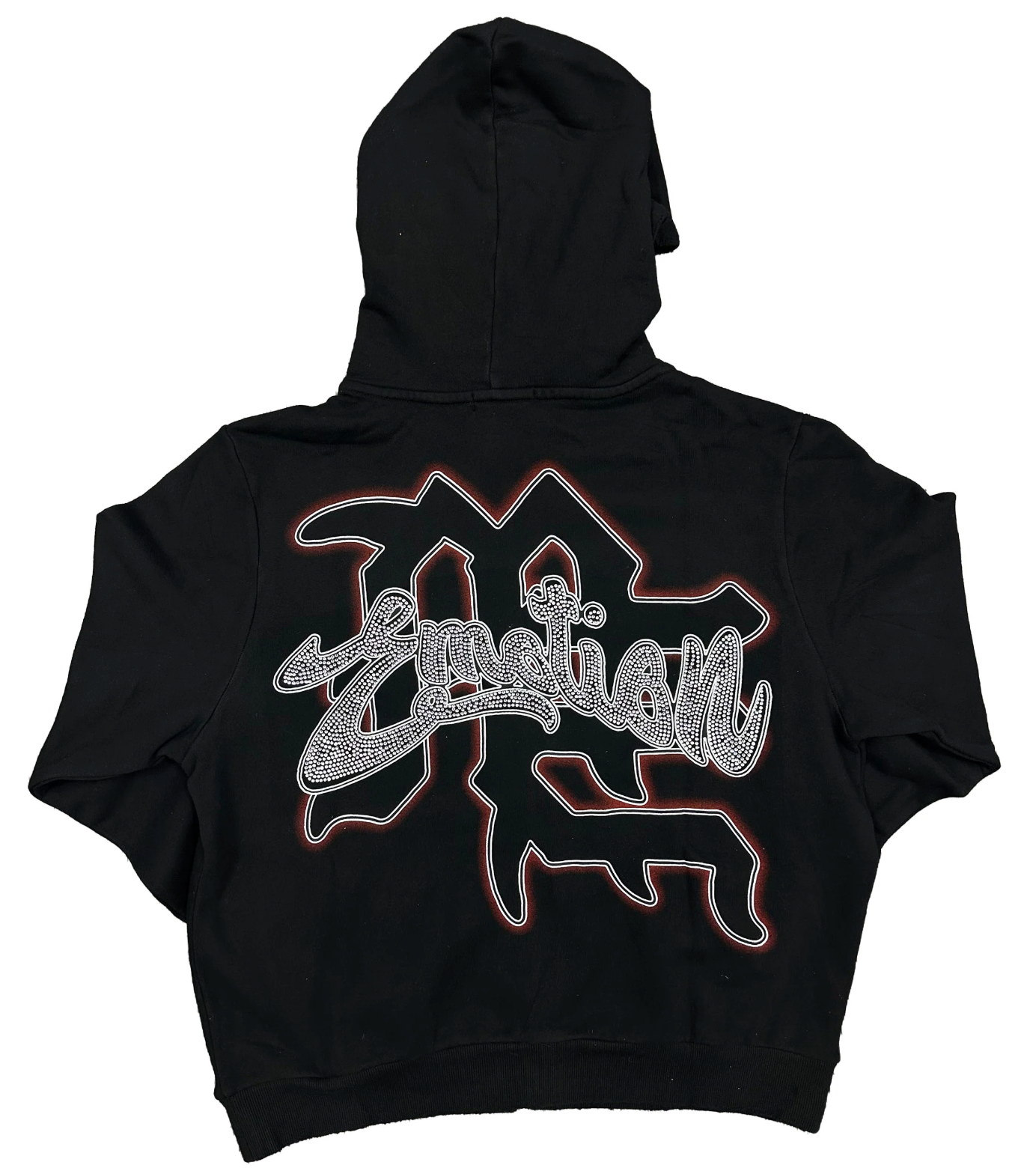 Campera Mixed Emotions Black “Rhinestone”