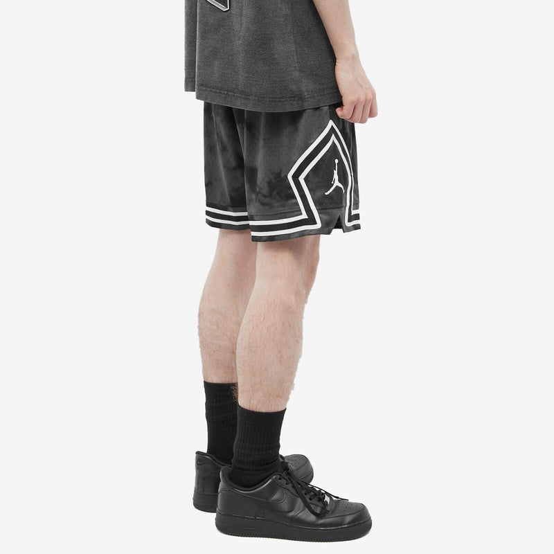 Short Jordan Diamond Dri Fit Black Grey