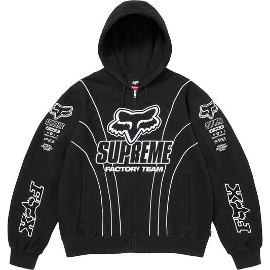 Campera Supreme x Fox Racing Black