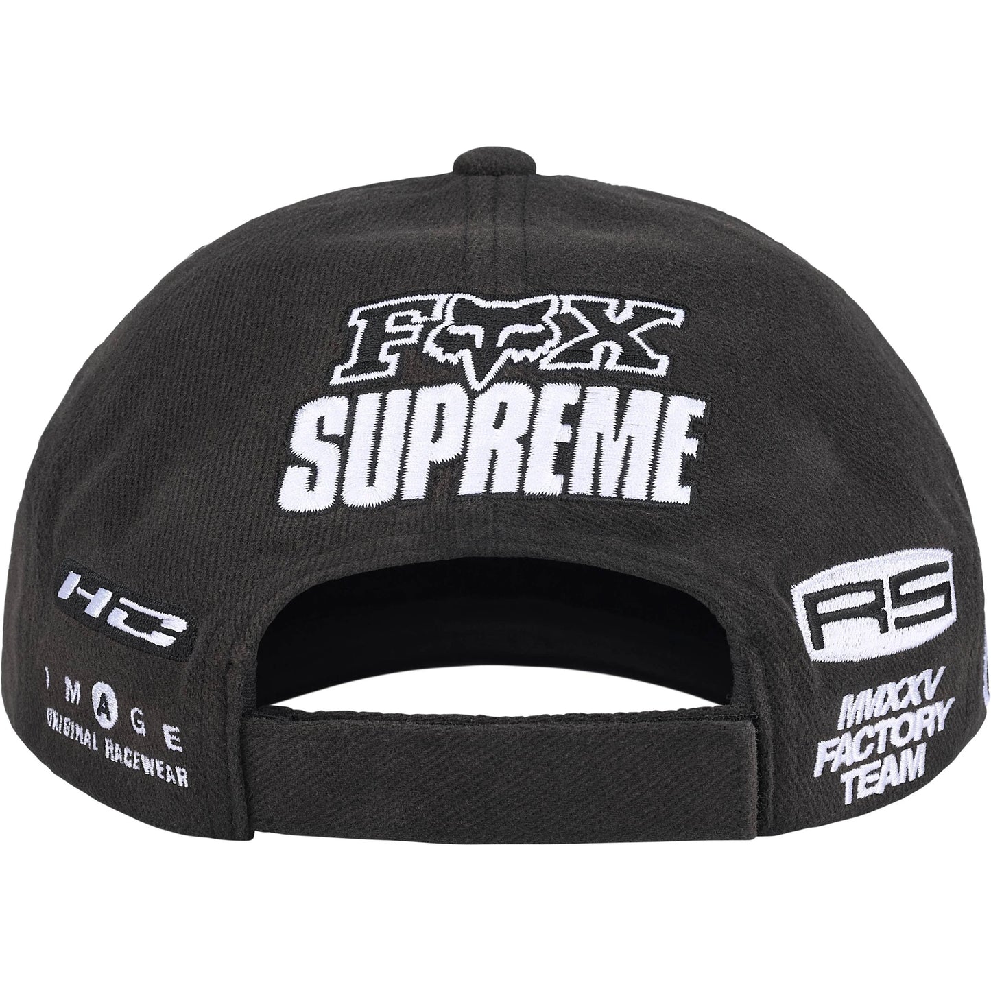 Gorro Supreme x Fox Racing 6 - Panel Black