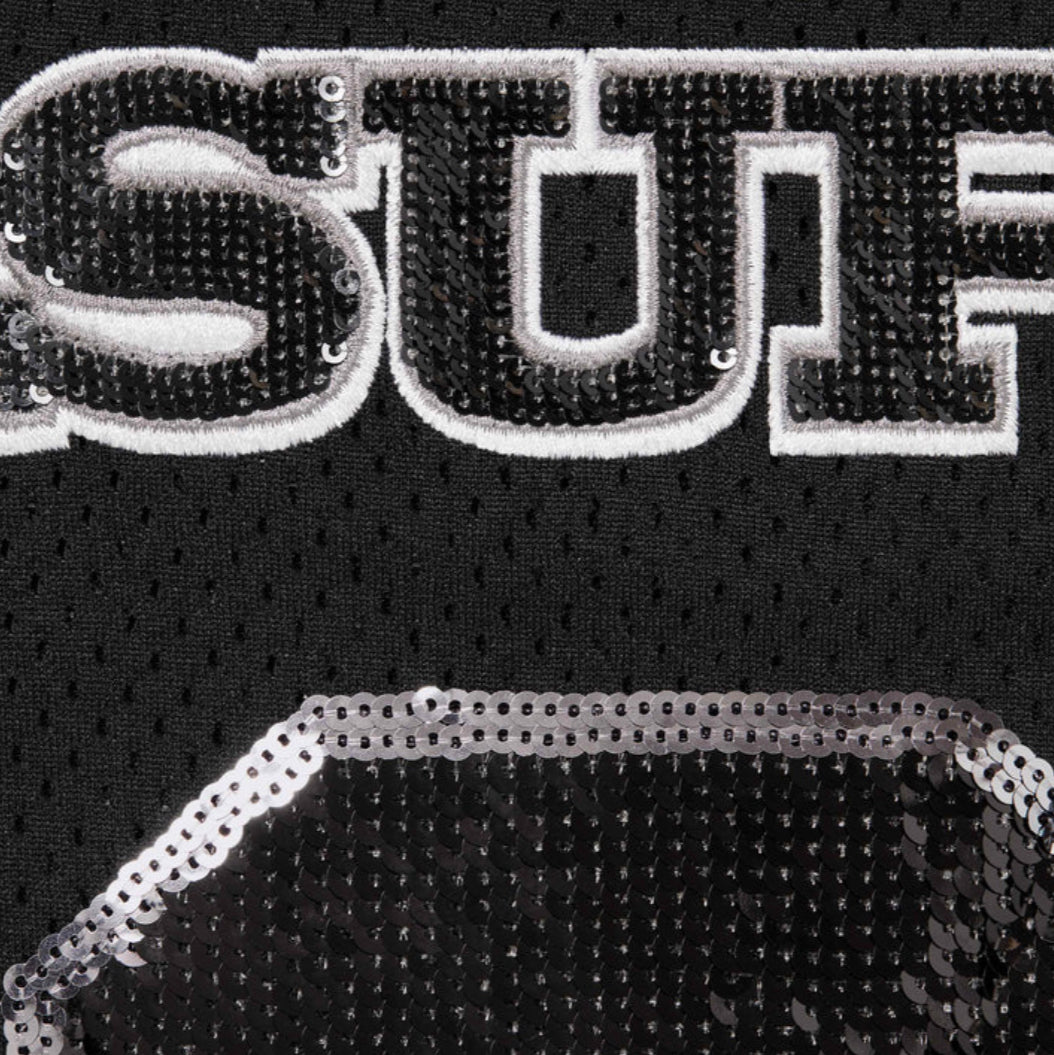 Camiseta Supreme Sequin Football Black