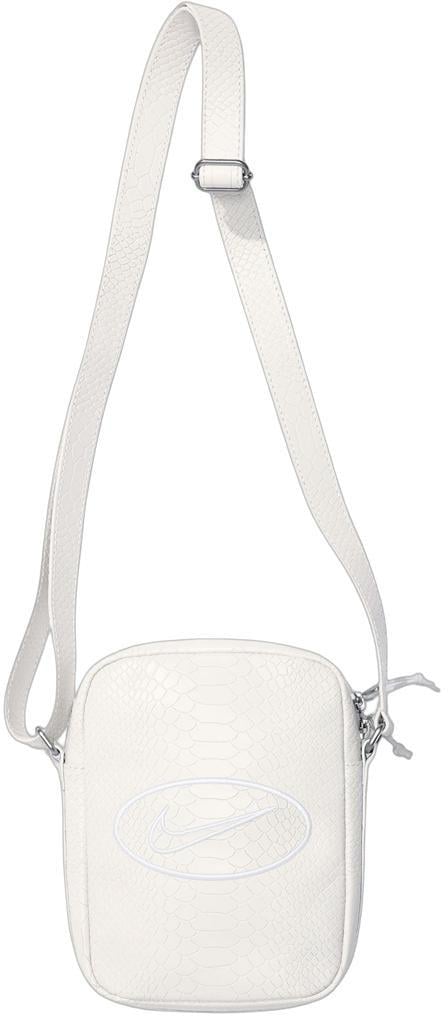 Supreme X Nike Leather Shoulder Bag White