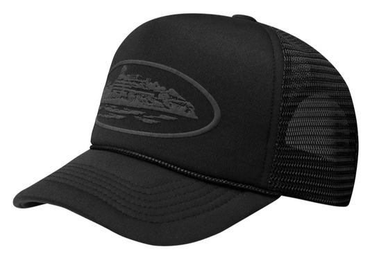 Gorro Corteiz Alcatraz Premium Puff Triple Black