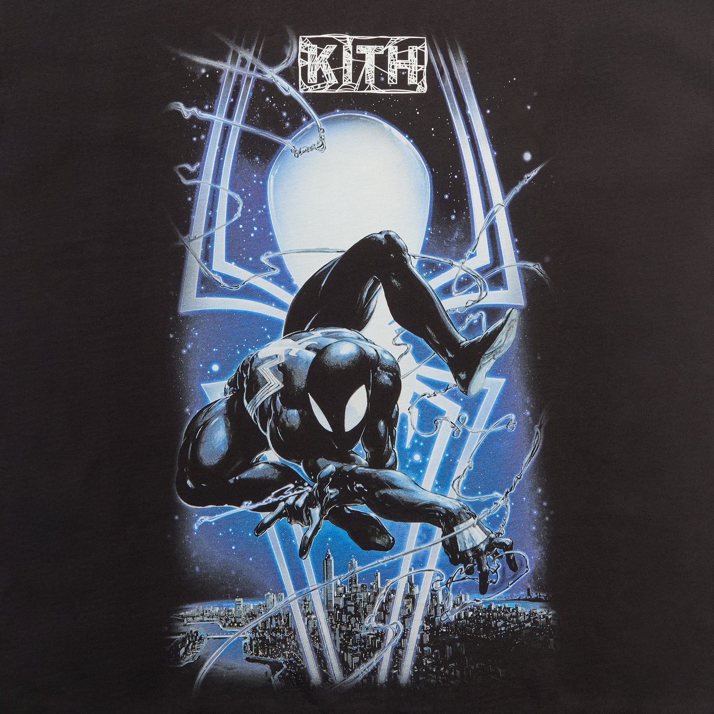 Camiseta Kith x Marvel Symbiote Spiderman Vintage