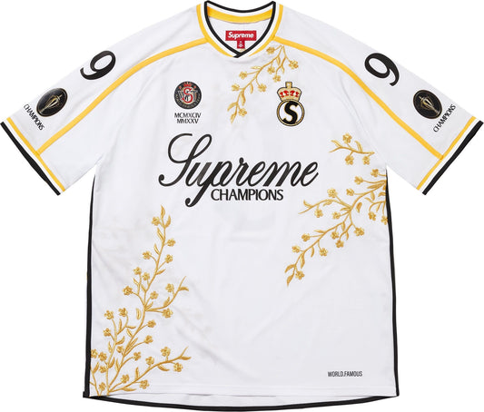 Camiseta Supreme Floral Soccer Jersey White