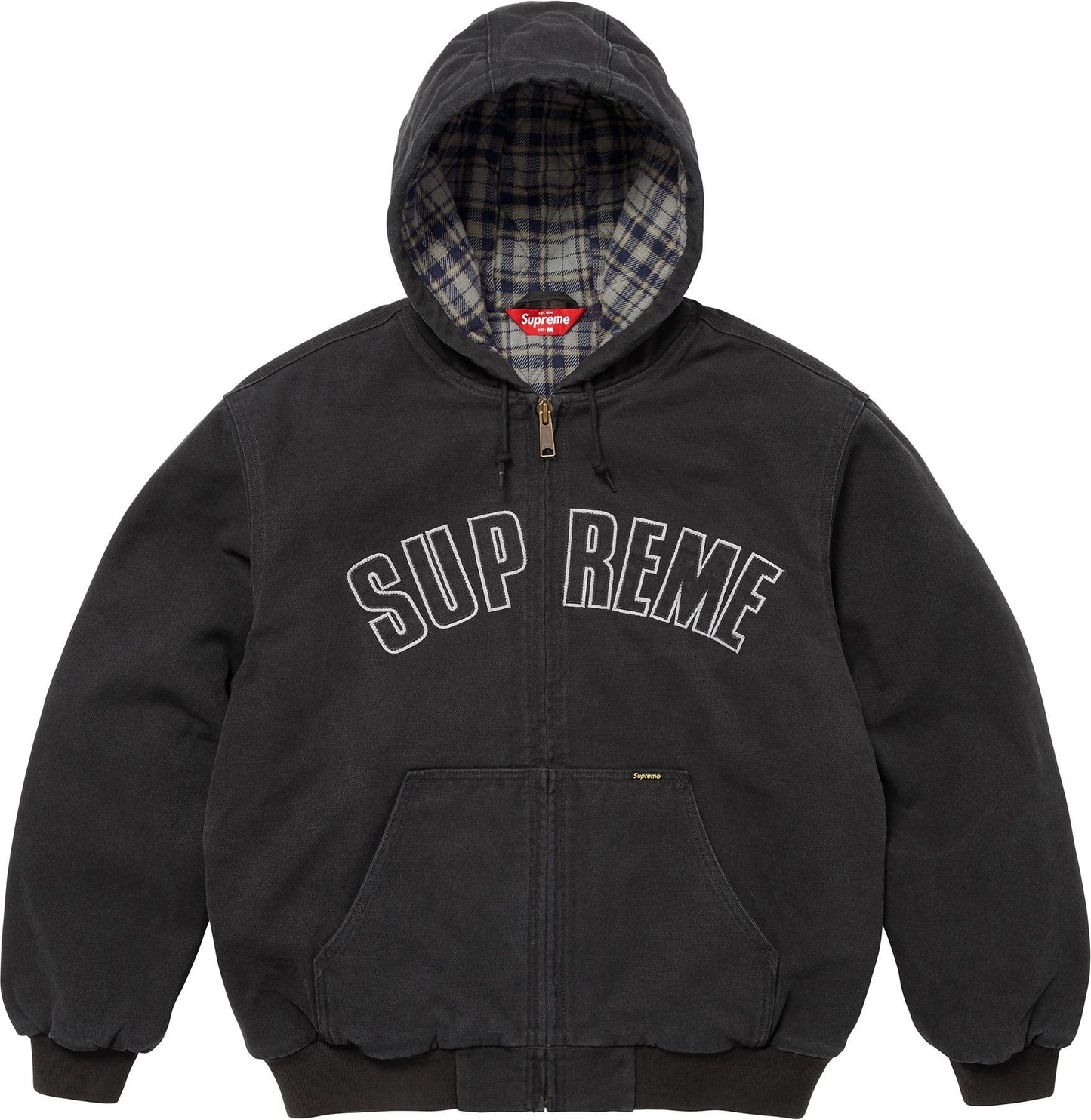Campera Supreme Reflective Arc Work Black