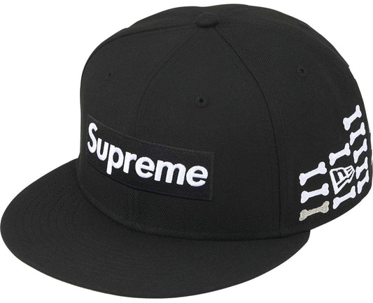 Gorro Supreme Bones Box Logo New Era Black