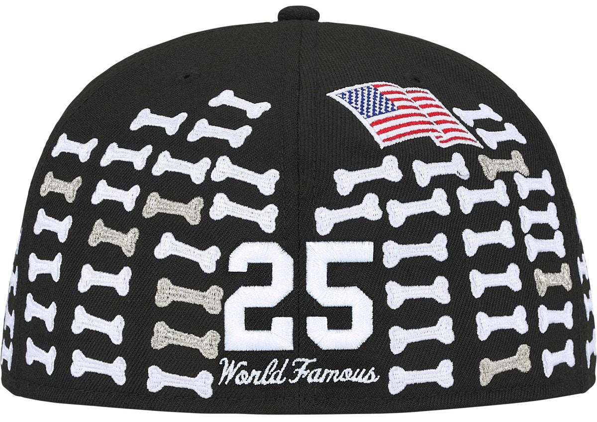 Gorro Supreme Bones Box Logo New Era Black