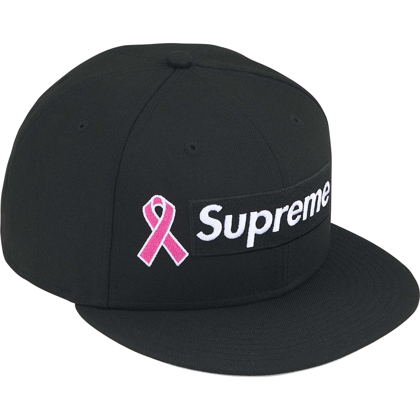 Gorro Supreme Breast Cancer Awareness Box Logo New Era Black