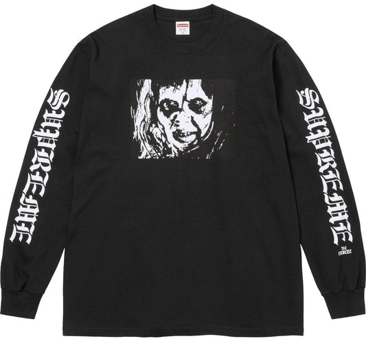 Camiseta Supreme X The Exorcist Mother Manga Larga Black