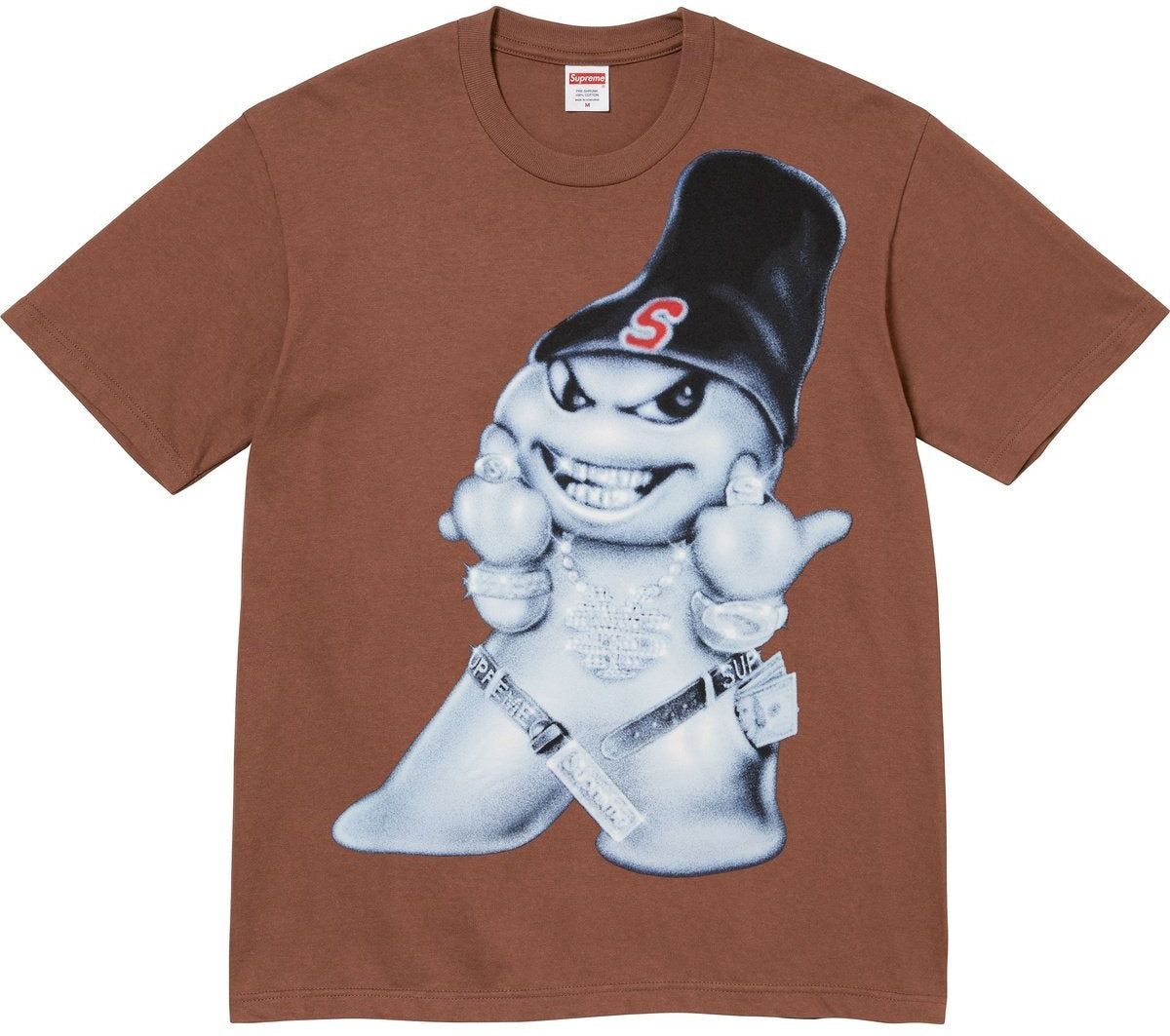 Camiseta Supreme Snowman Brown