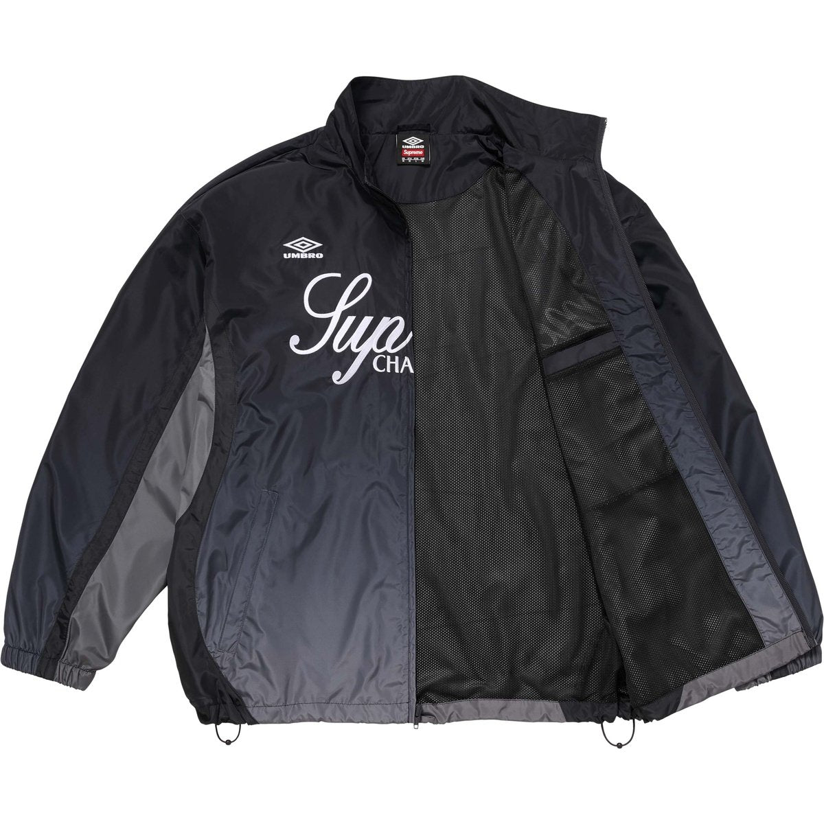 Campera Supreme X Umbro Gradient Track Black