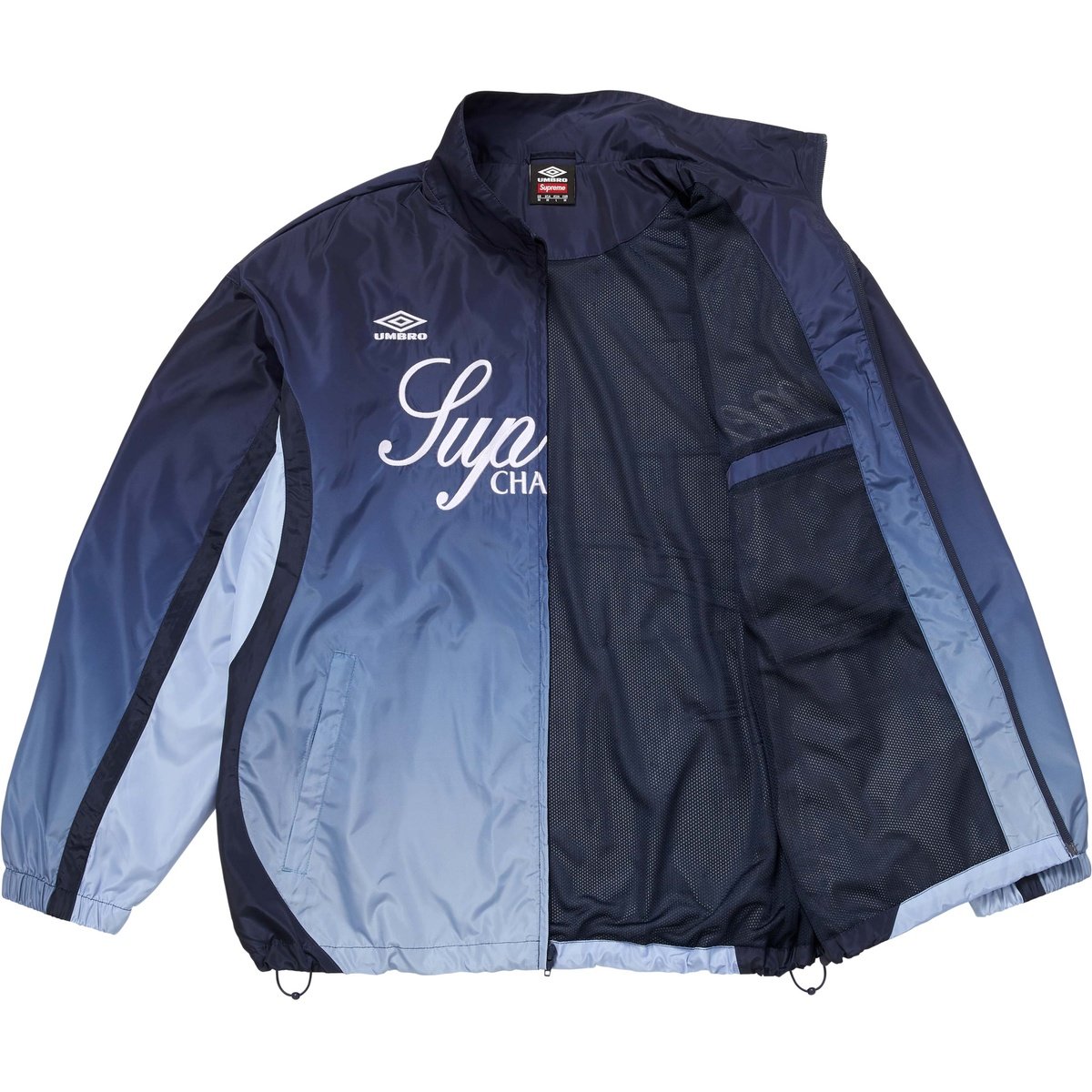 Campera Supreme X Umbro Gradient Track Navy