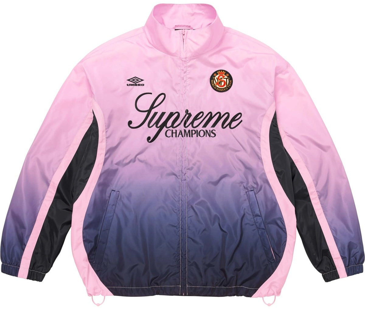 Campera Supreme X Umbro Gradient Track Pink