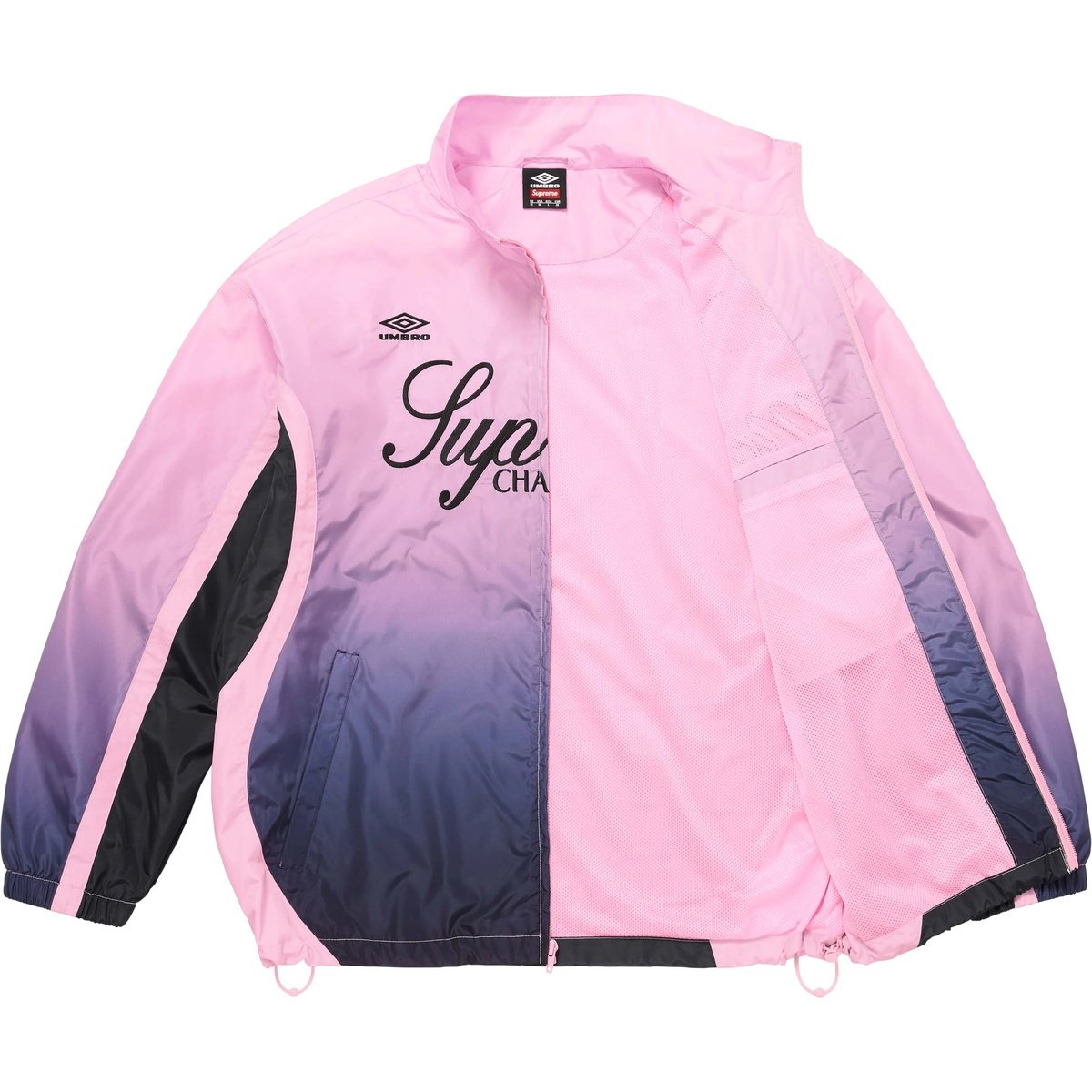 Campera Supreme X Umbro Gradient Track Pink