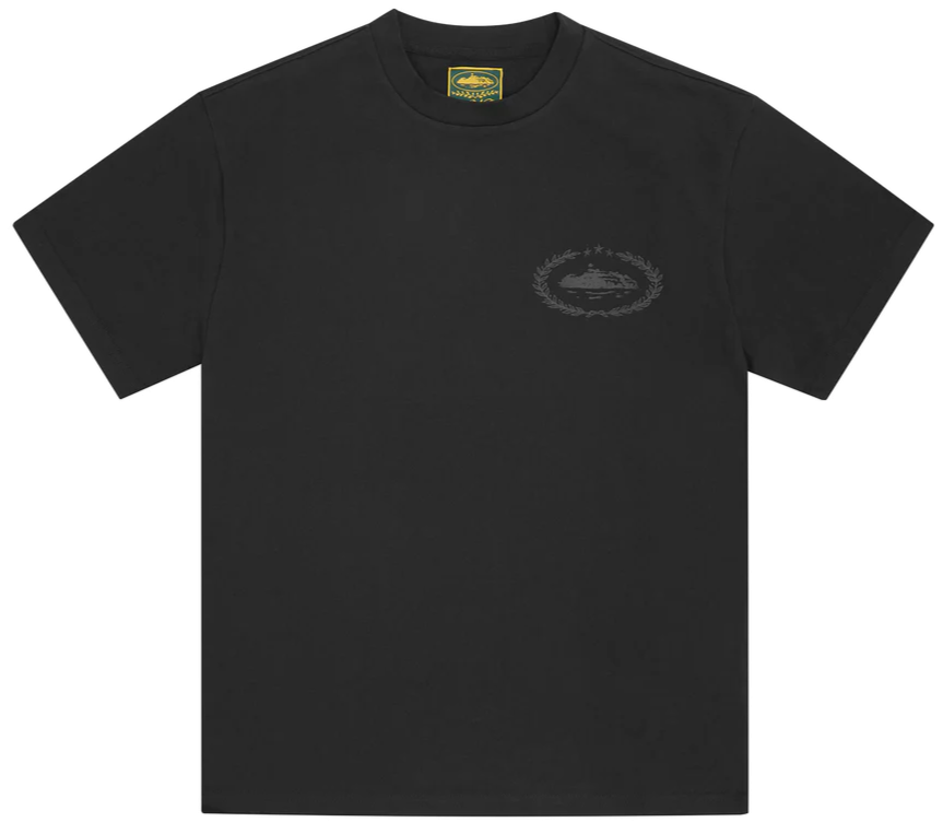 Camiseta Corteiz Royale Heavyweight Triple Black