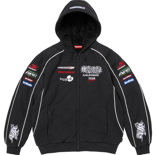 Campera Supreme Racing Lined Black