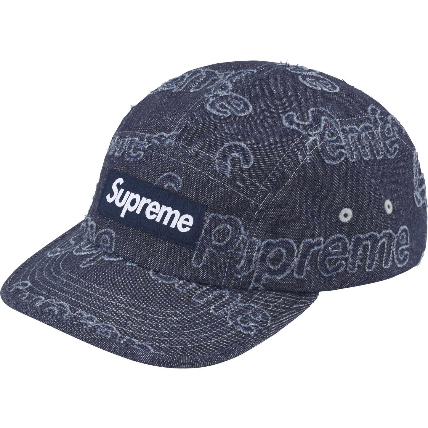 Gorro Supreme Lasered Denim Camp Navy